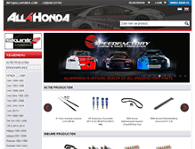 Tablet Screenshot of all4honda.com